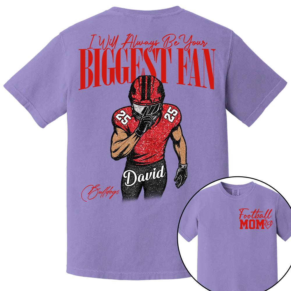 I'll Always Be Your Biggest Fan - Washed Tee Retro Bootleg Shirt For Football Players Na02 Hv01