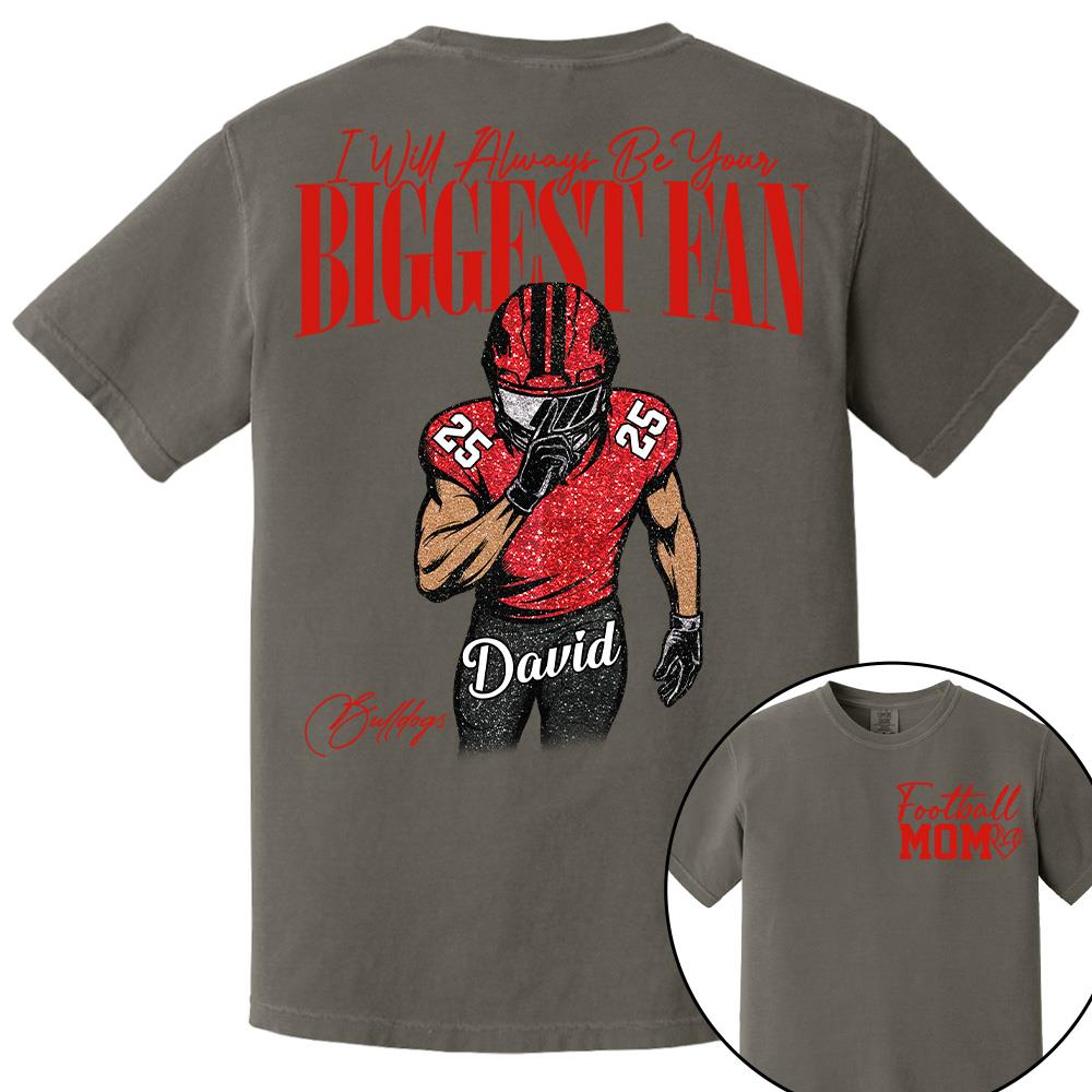 I'll Always Be Your Biggest Fan - Washed Tee Retro Bootleg Shirt For Football Players Na02 Hv01