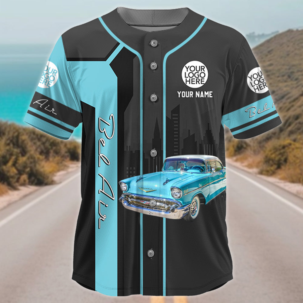 This Is How I Roll - Personalized Classic Car Photo Baseball Jersey A2110 Hv01
