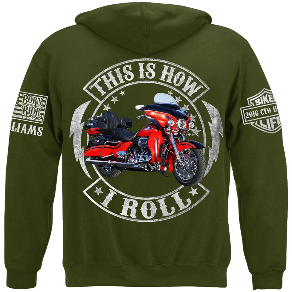This Is How I Roll Custom Motorcycle Shirt For Biker Lovers H2511 Trna