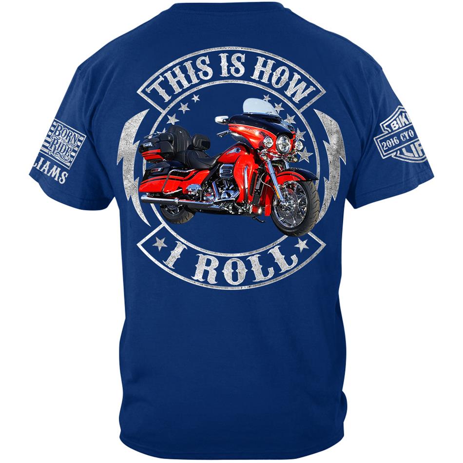 This Is How I Roll Custom Motorcycle Shirt For Biker Lovers H2511 Trna
