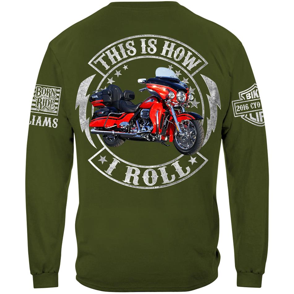 This Is How I Roll Custom Motorcycle Shirt For Biker Lovers H2511 Trna