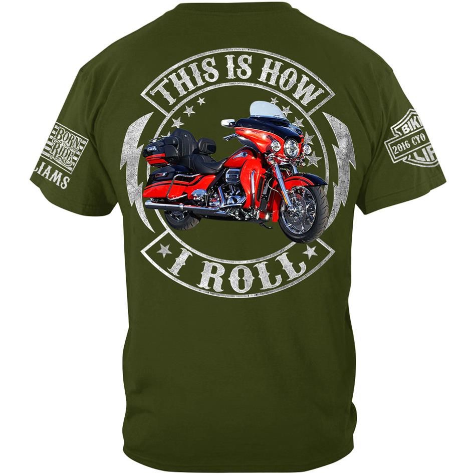 This Is How I Roll Custom Motorcycle Shirt For Biker Lovers H2511 Trna
