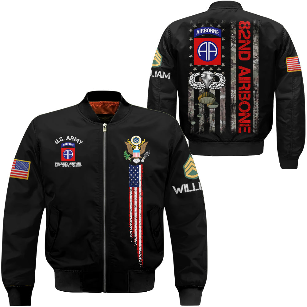 Camouflage American Flag Custom All Branch Veteran Title All Over Print Shirt For Veteran H2511
