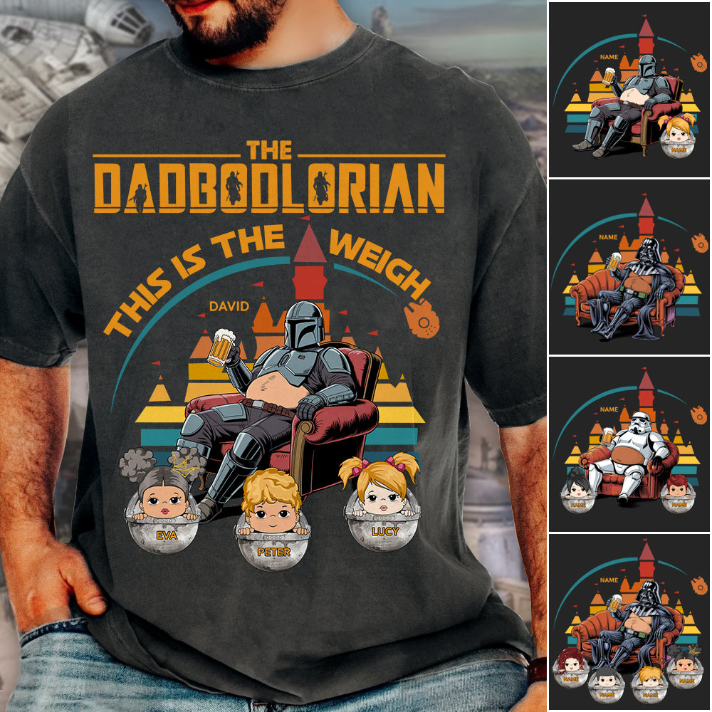 The DadBodlorian – This is the Weigh Personalized Shirt For Dad Custom Nickname With Kids Gift Funny Father's Day Gift H2511 Trna