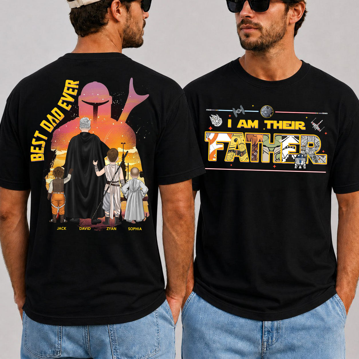 The Dadalorian This Is The Way - Personalized Shirt Custom Nickname With Kids Gift For Dad 2026 Vrs2 T1807 Pt99