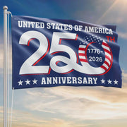 America 250th Anniversary Flag, Patriotic USA House Flag H2511