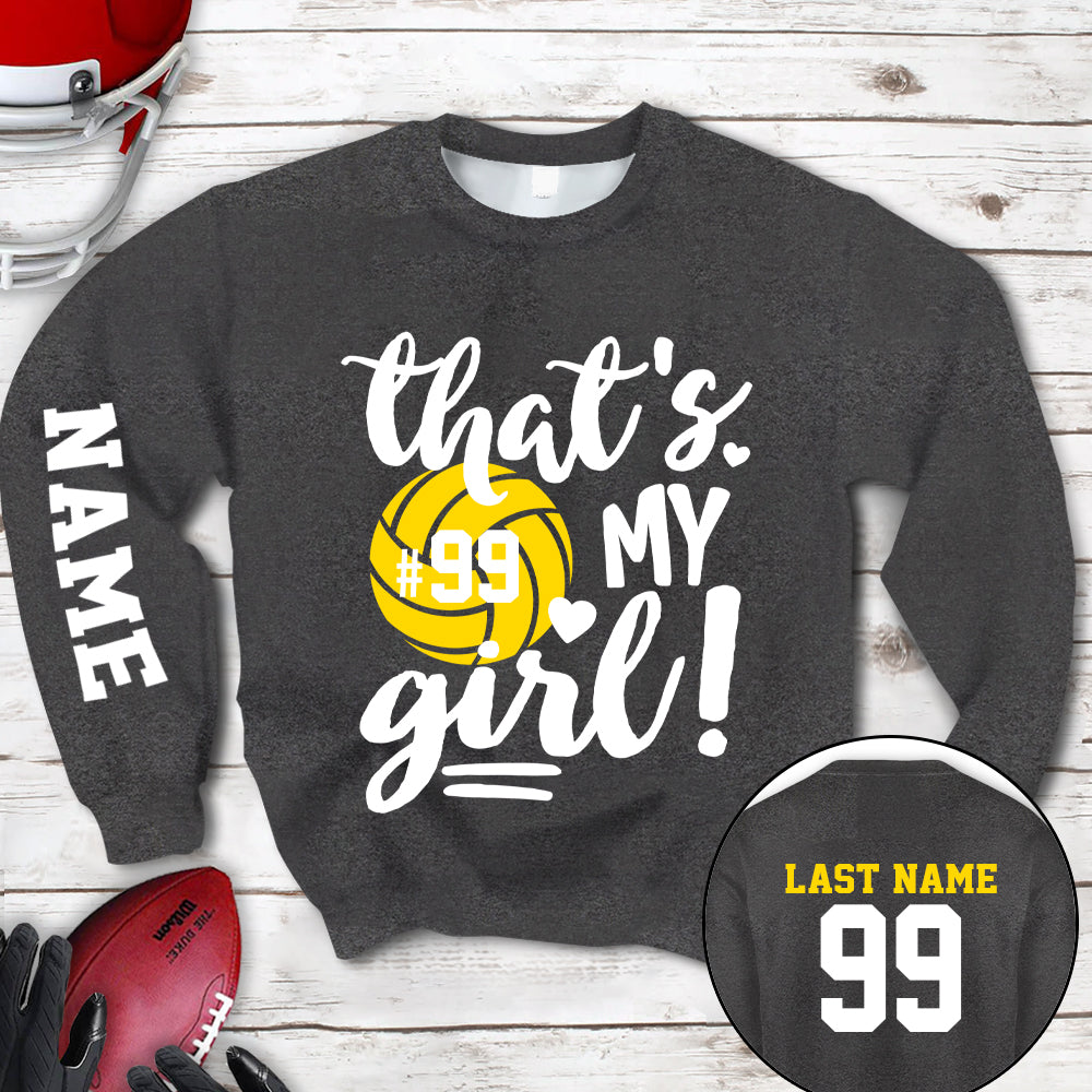 Personalized Shirt Volleyball Spirit Volleyball Mom Cute All Over Print Shirt For Volleyball Mom Grandma Volleyball Family Game Day Shirt H2511