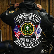 It Was Once My Life I Will Always Be Proud Of It Available To All Military Branches Custom Shirt For Soldier Veterans Dad H2511