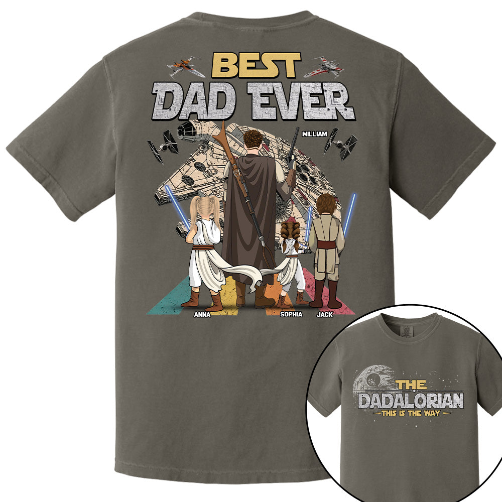 The Dadalorian This Is The Way - Personalized Shirt - Gift For Dad, Father's Day New 2026 T1807
