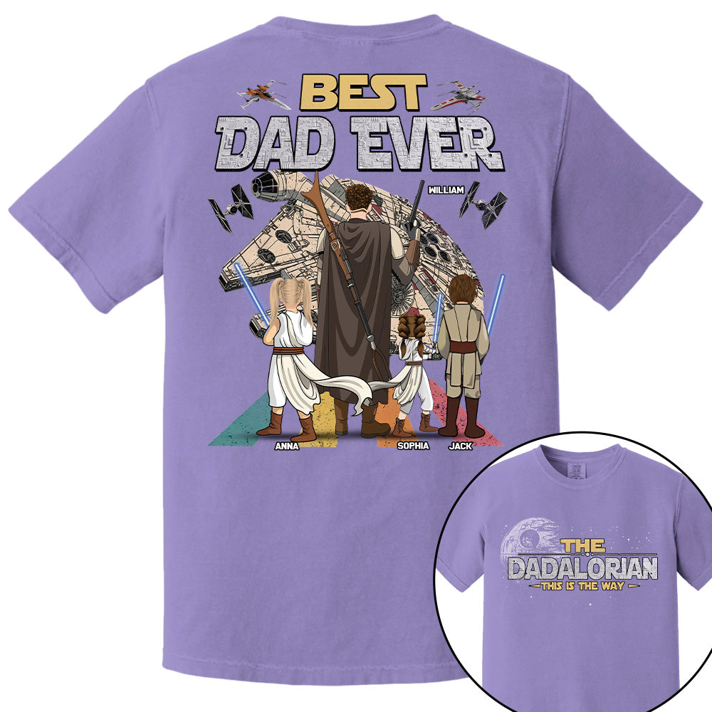The Dadalorian This Is The Way - Personalized Shirt - Gift For Dad, Father's Day New 2026 T1807