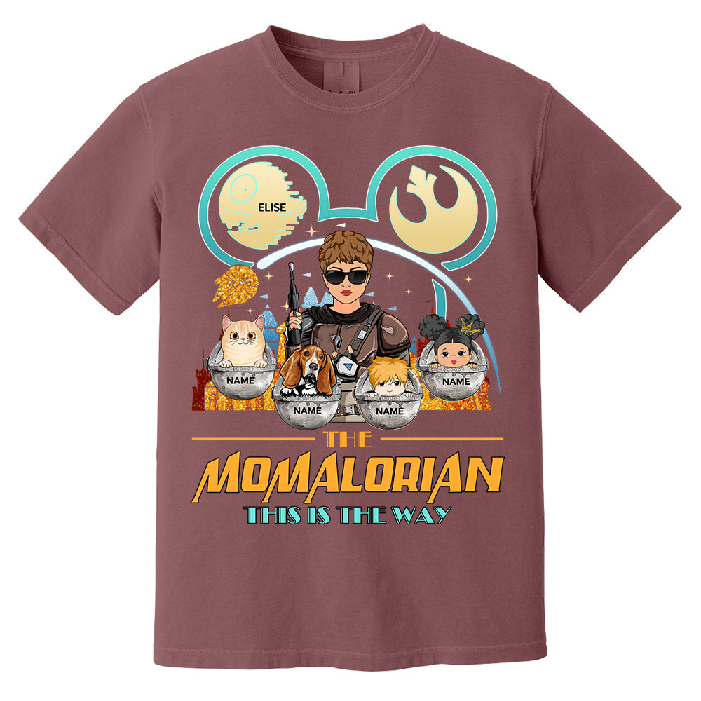 The Momalorian This Is The Way - Personalized Shirt For Mom - Mother’s Day Gift For Her
