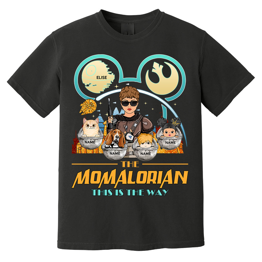 The Momalorian This Is The Way - Personalized Shirt For Mom - Mother’s Day Gift For Her