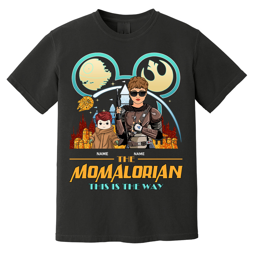 The Momalorian This Is The Way - Personalized Shirt For Mom - Mother’s Day Gift