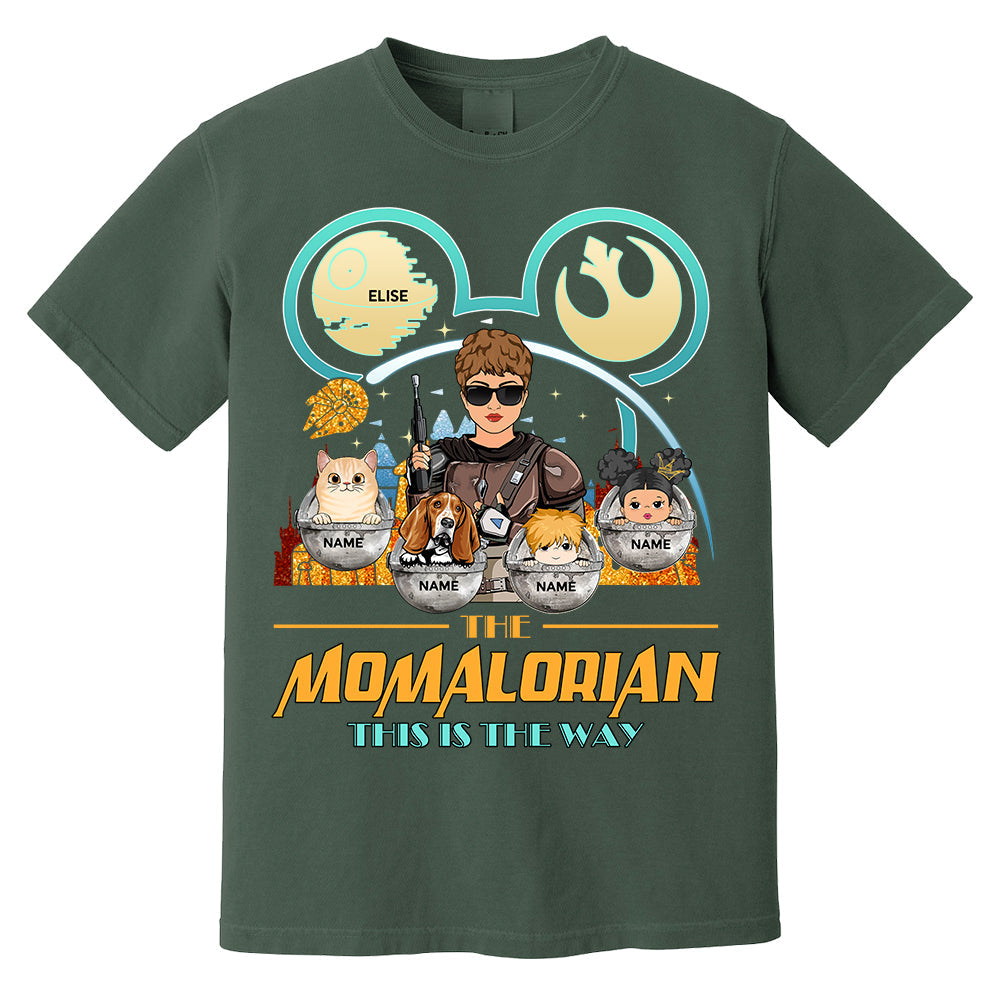 The Momalorian This Is The Way - Personalized Shirt For Mom - Mother’s Day Gift For Her