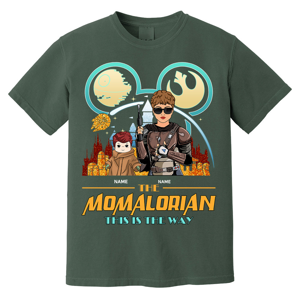 The Momalorian This Is The Way - Personalized Shirt For Mom - Mother’s Day Gift