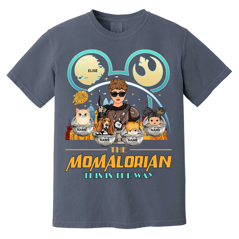 The Momalorian This Is The Way - Personalized Shirt For Mom - Mother’s Day Gift For Her