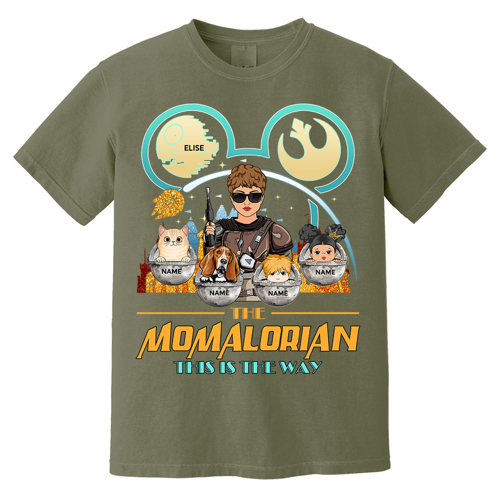 The Momalorian This Is The Way - Personalized Shirt For Mom - Mother’s Day Gift For Her
