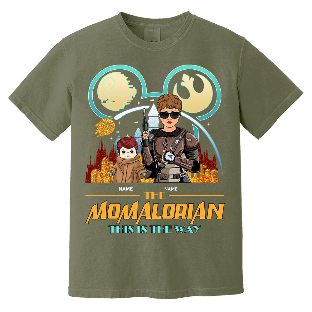 The Momalorian This Is The Way - Personalized Shirt For Mom - Mother’s Day Gift