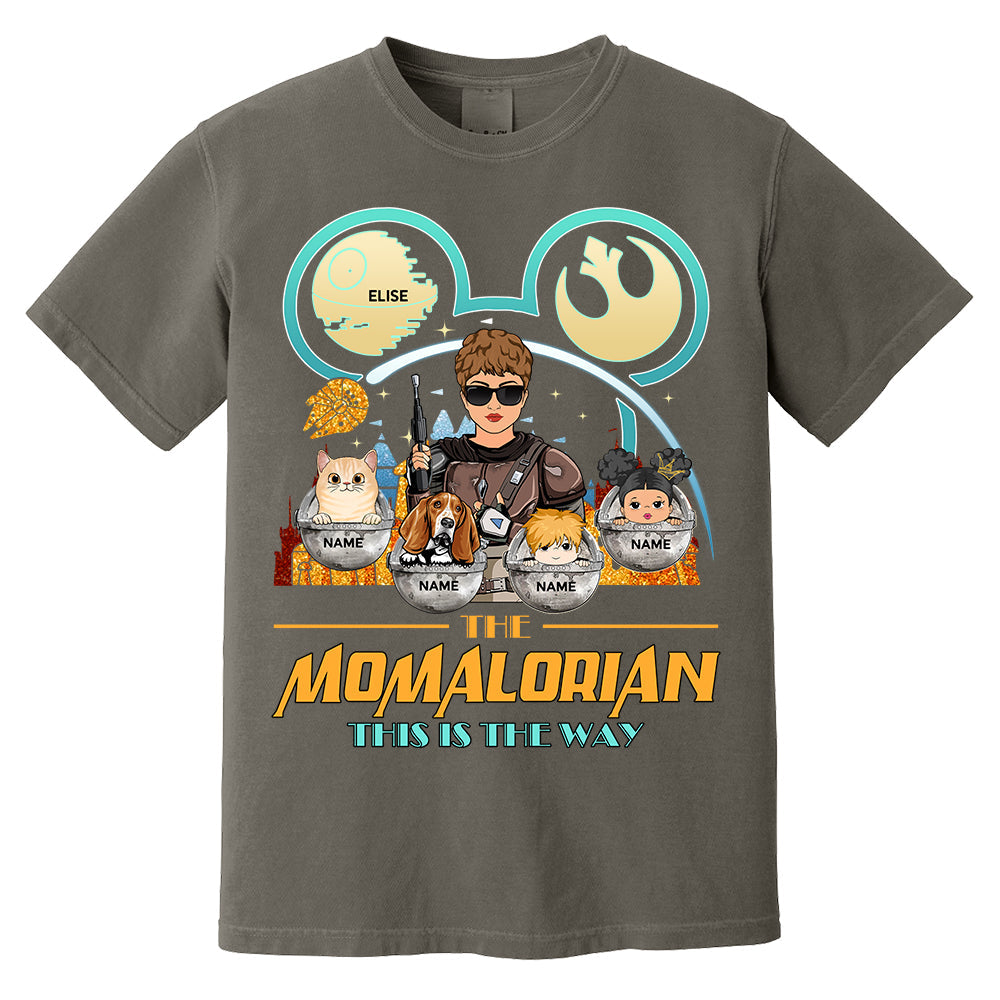 The Momalorian This Is The Way - Personalized Shirt For Mom - Mother’s Day Gift For Her