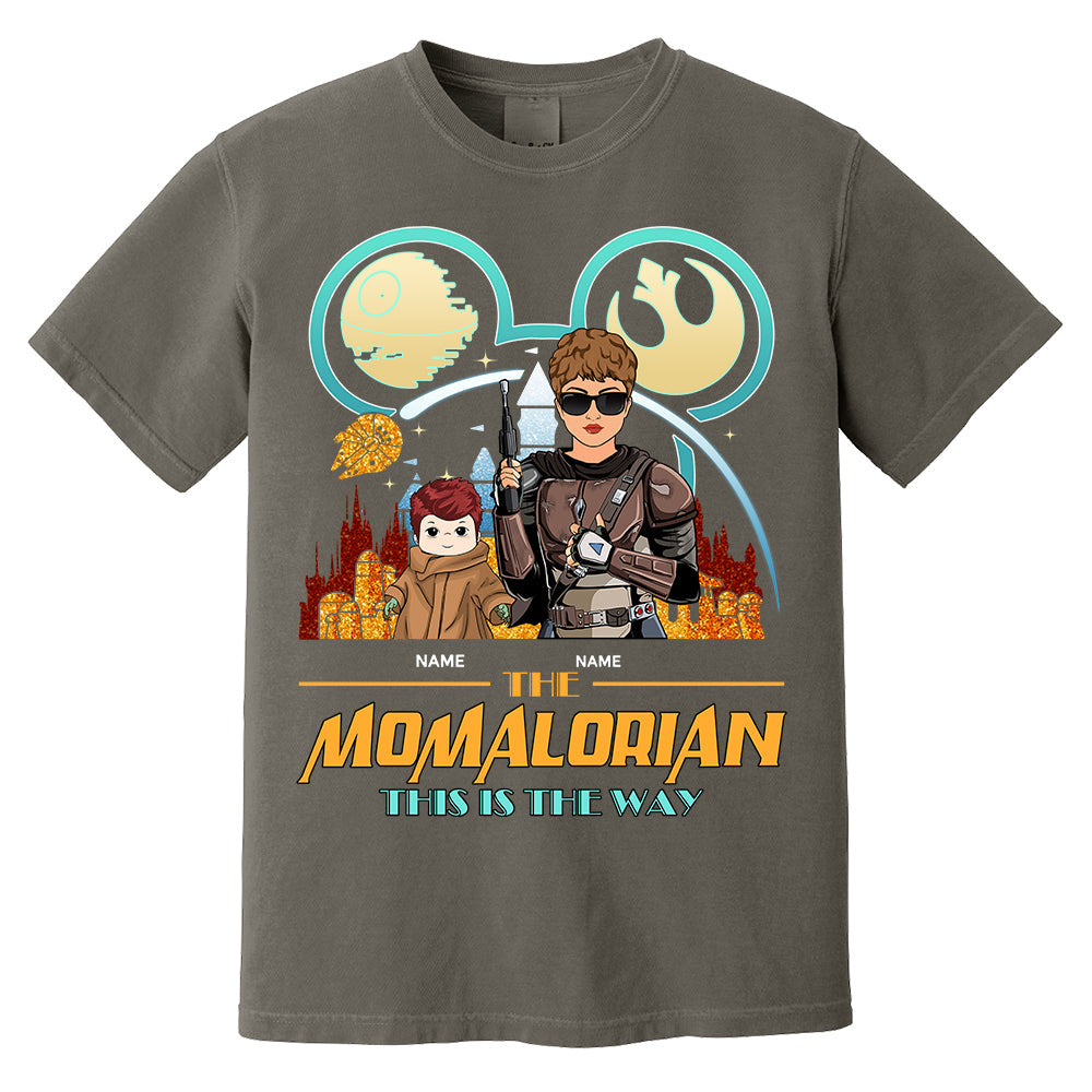 The Momalorian This Is The Way - Personalized Shirt For Mom - Mother’s Day Gift