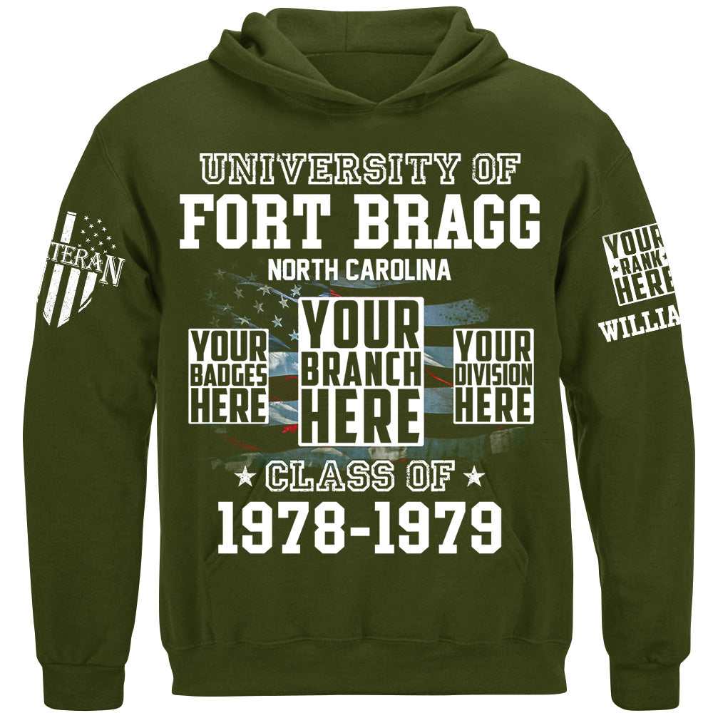 University Of Military Base Custom Year Division Badges Shirt For Veteran H2511
