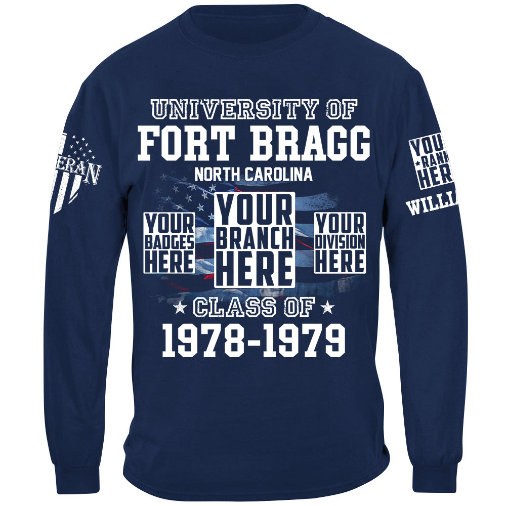 University Of Military Base Custom Year Division Badges Shirt For Veteran H2511
