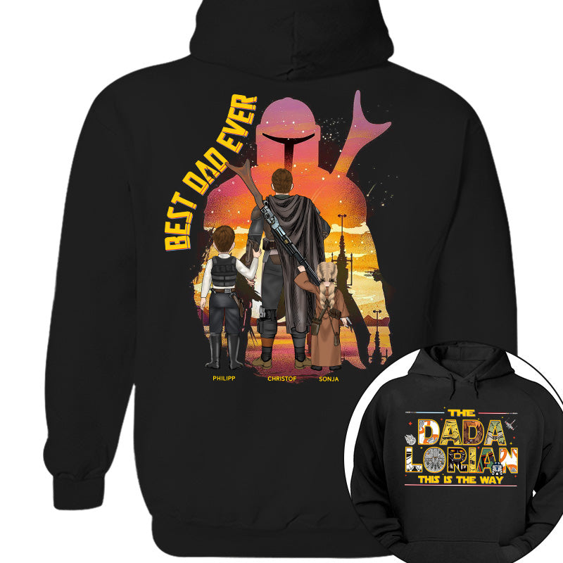 The Dadalorian This Is The Way - Personalized Shirt Custom Nickname With Kids Gift For Dad 2026 Vrs2 T1807 Pt99