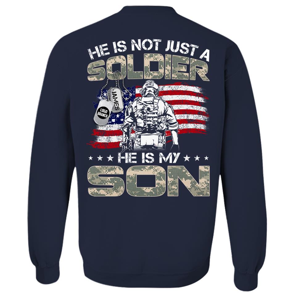 He Is Not Just A Soldier He Is My Son Proud Army Military Family Shirt US Army Graduration Shirt Big Day Shirt H2511