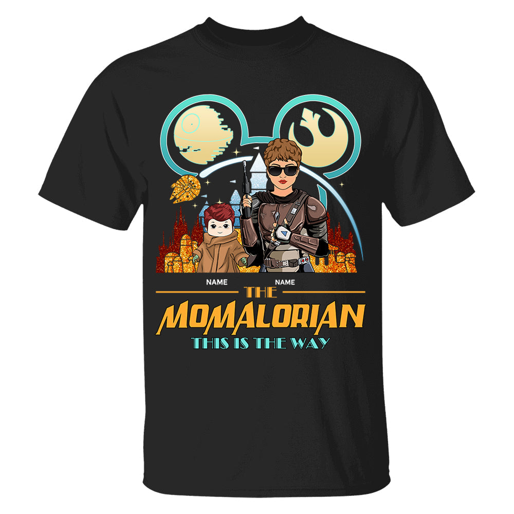 The Momalorian This Is The Way - Personalized Shirt For Mom - Mother’s Day Gift