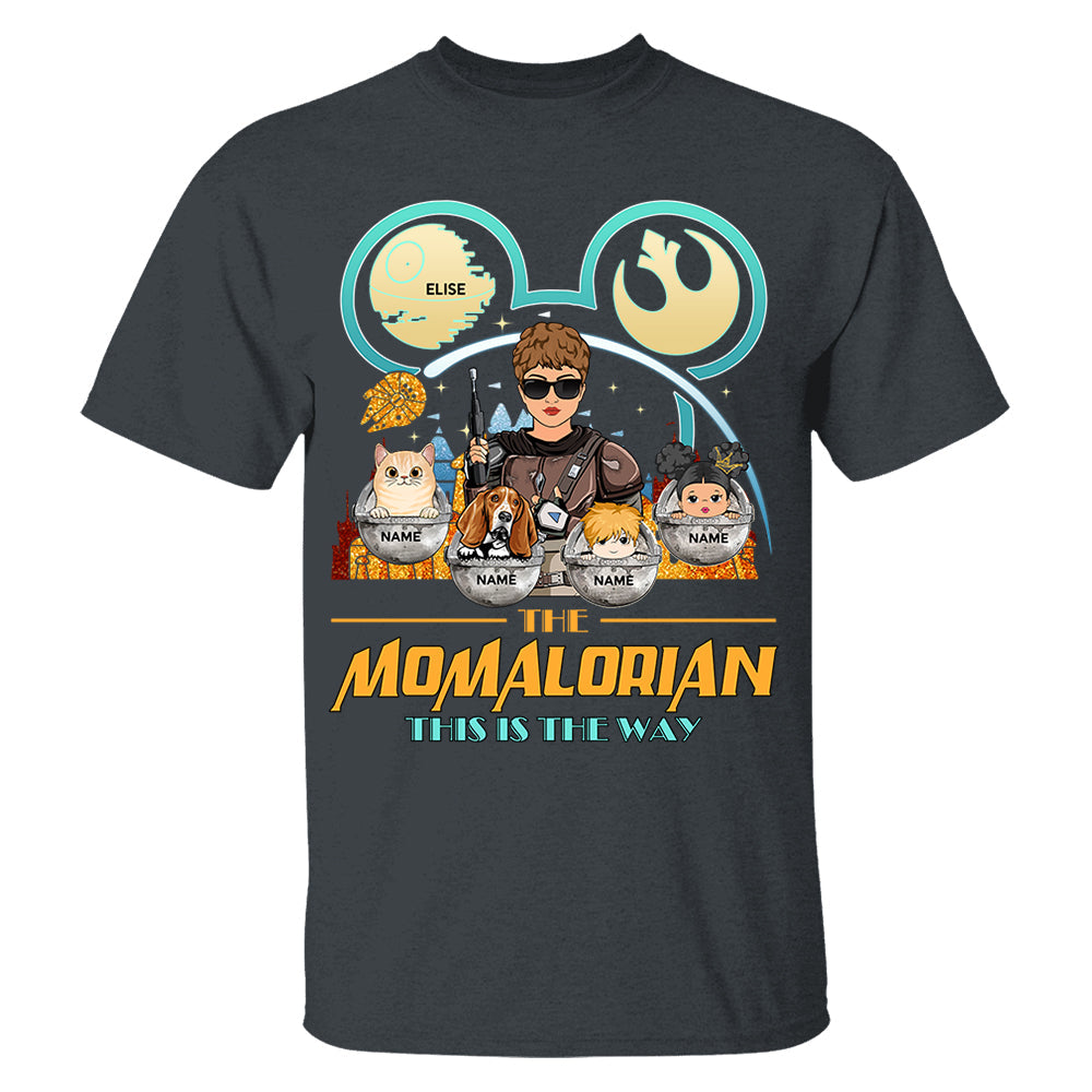 The Momalorian This Is The Way - Personalized Shirt For Mom - Mother’s Day Gift For Her