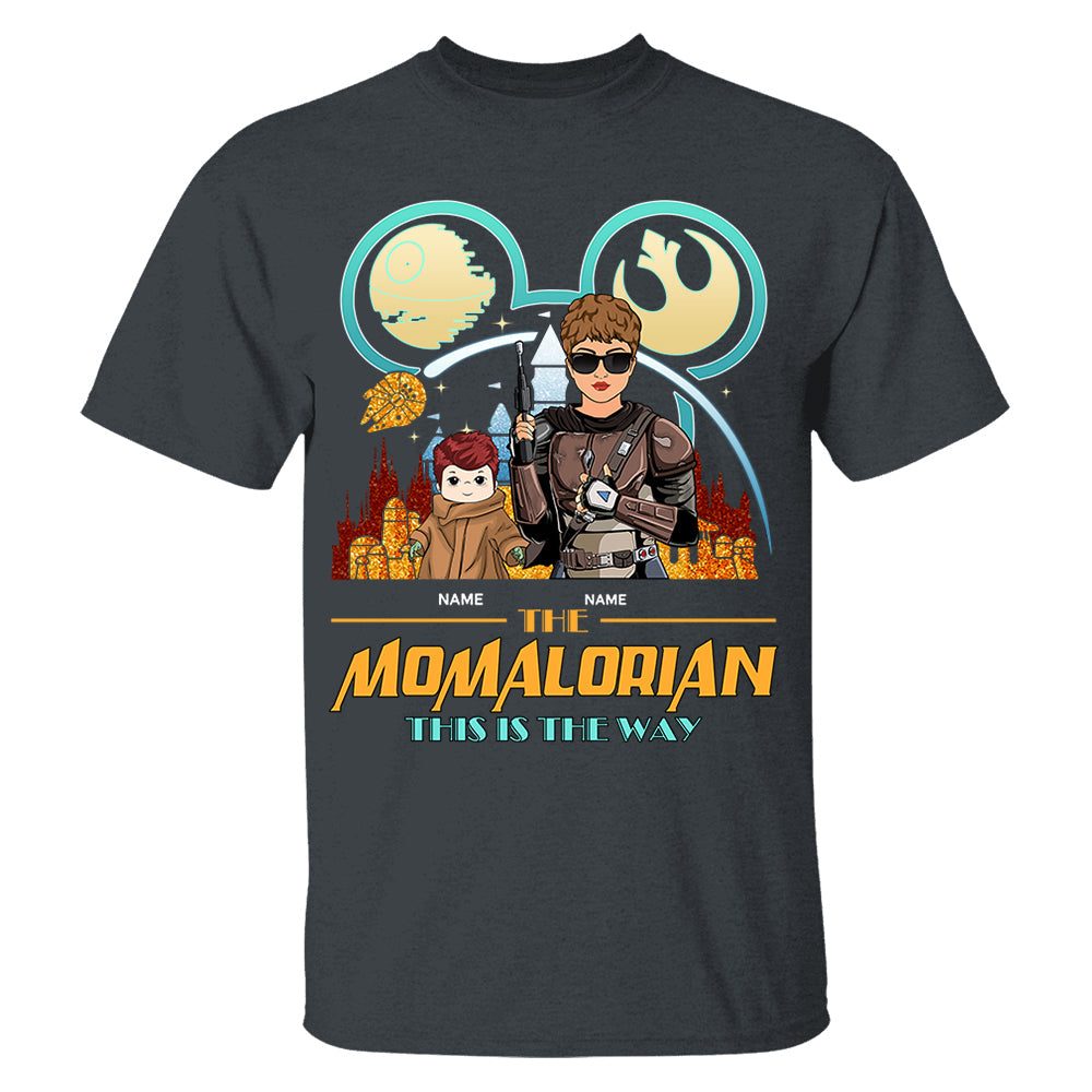 The Momalorian This Is The Way - Personalized Shirt For Mom - Mother’s Day Gift