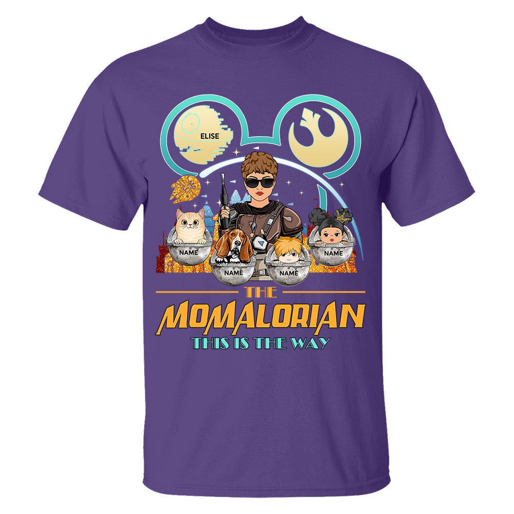 The Momalorian This Is The Way - Personalized Shirt For Mom - Mother’s Day Gift For Her