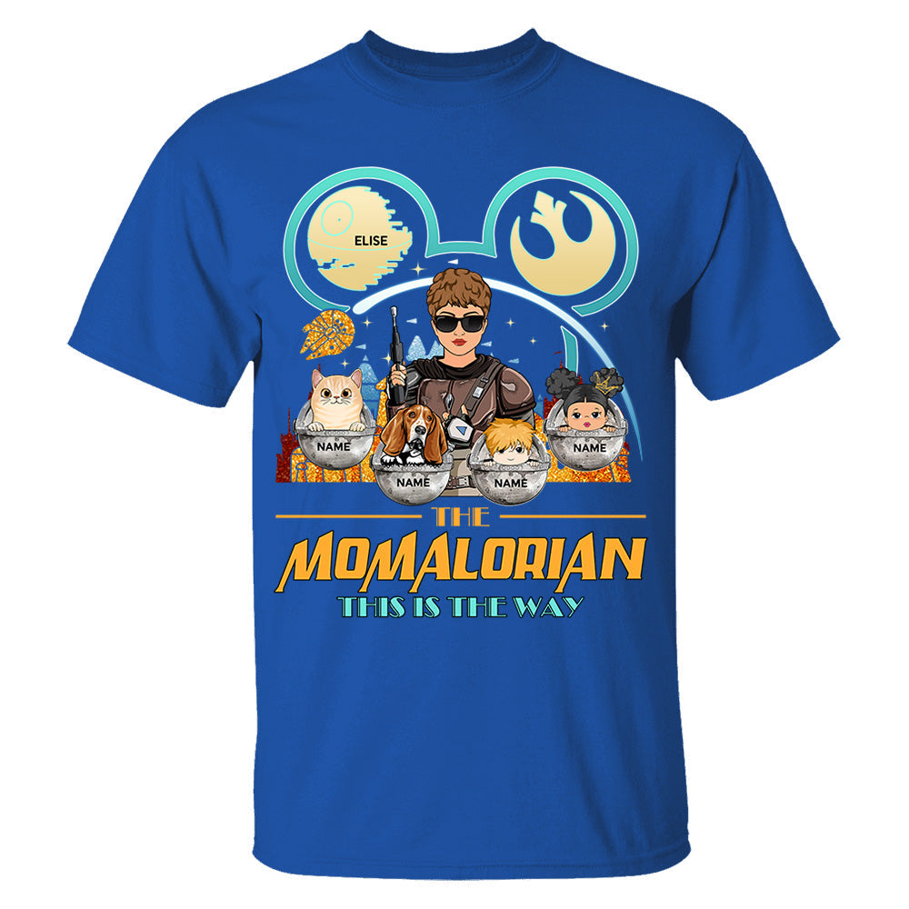 The Momalorian This Is The Way - Personalized Shirt For Mom - Mother’s Day Gift For Her