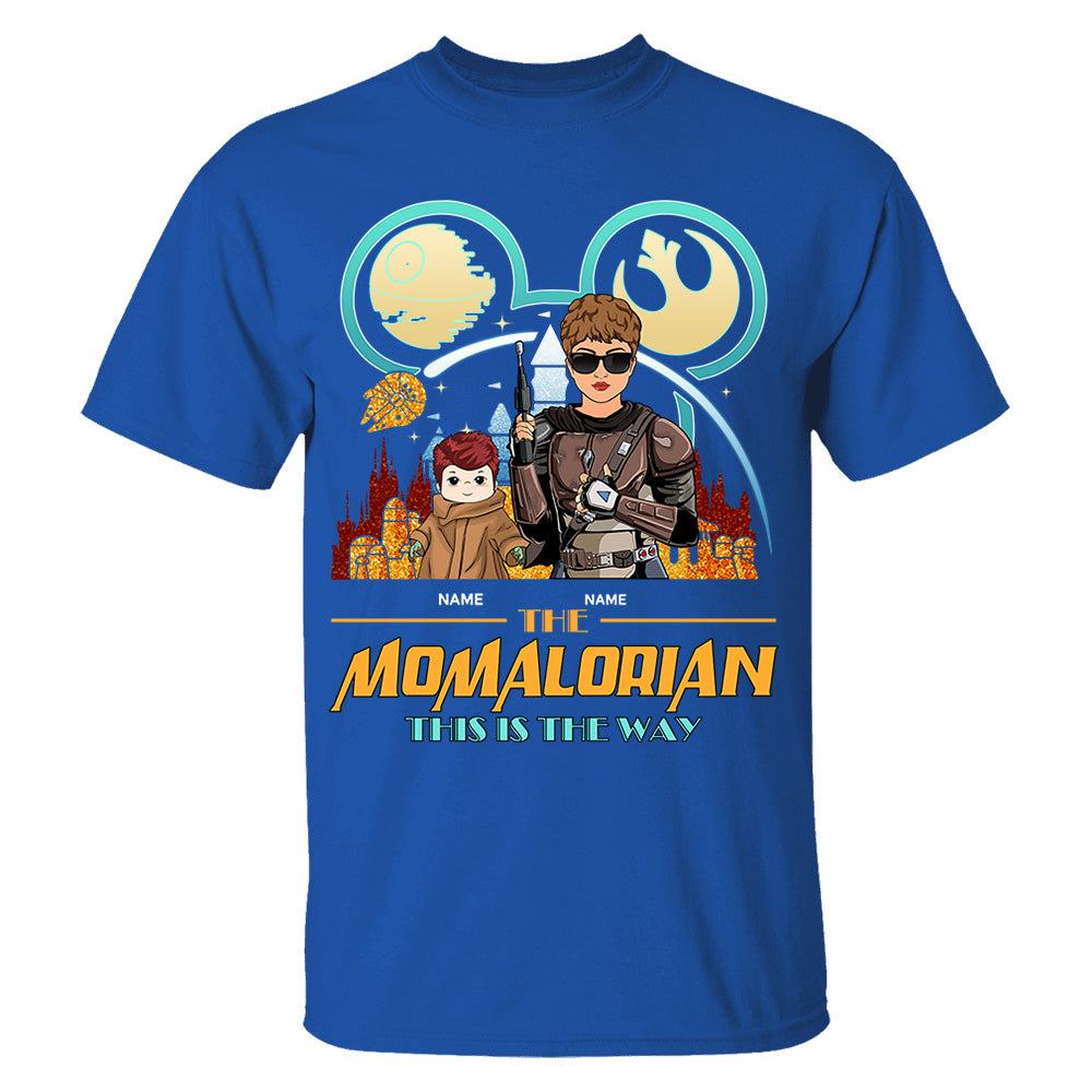 The Momalorian This Is The Way - Personalized Shirt For Mom - Mother’s Day Gift