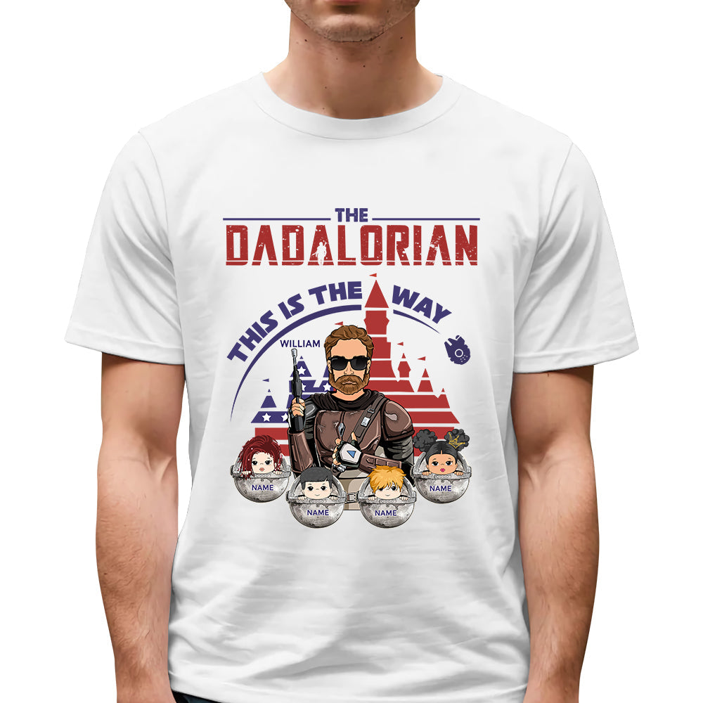 The Dadalorian - Custom Shirt Gift For Dad Daddy
