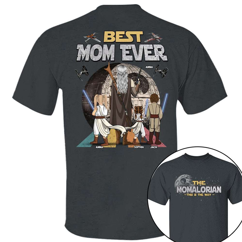 The Momalorian This Is The Way - Personalized Shirt - Gift For Mom, Mother's Day New 2026 T1807