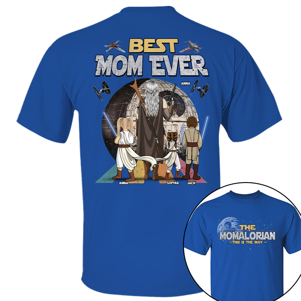 The Momalorian This Is The Way - Personalized Shirt - Gift For Mom, Mother's Day New 2026 T1807