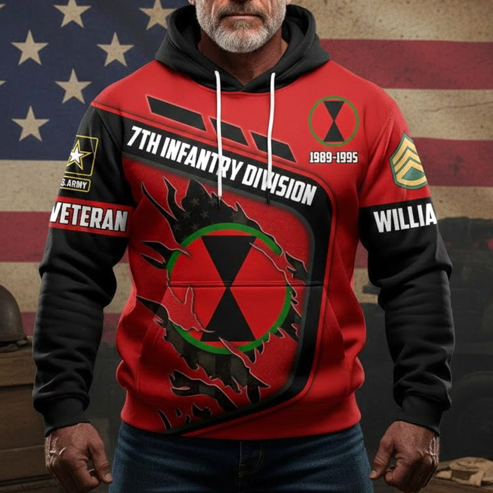 Personalized Military Veteran Shirt Proudly Served Duty Honor Country All Over Print Shirt Custom Division All Branches H2511