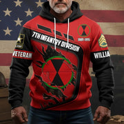 Personalized Military Veteran Shirt Proudly Served Duty Honor Country All Over Print Shirt Custom Division All Branches H2511