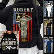 Proud Army Mom Custom Camouflage Shirt For US Military Mom Dad Sister ... All Other Family Members H2511