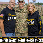Proud Mom Of A US Soldier My Son My  Hero Custom Shirt For Proud Military Mom Dad Grandma Grandpa Shirt, Family Day Shirt, Mother's Day Father's Day Gift H2511 Trna