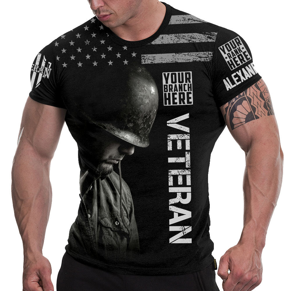 PTSD Is Earned By Doing What Others Fear Personalized All Over Print Shirt For Veteran H2511