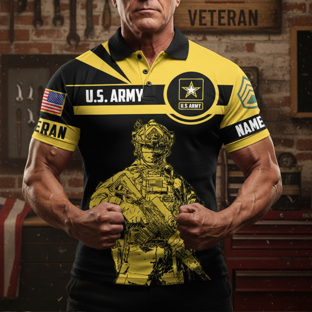 Veteran Shirt Custom Branch Rank Name All Over Print Shirt For Veteran H2511