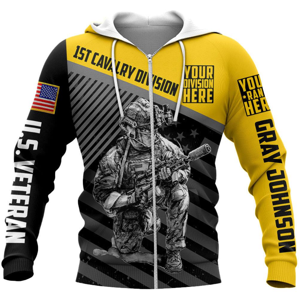 Veteran Shirt Custom Branches Division Rank Name Veteran Personalized All Over Print Shirt For Veteran H2511