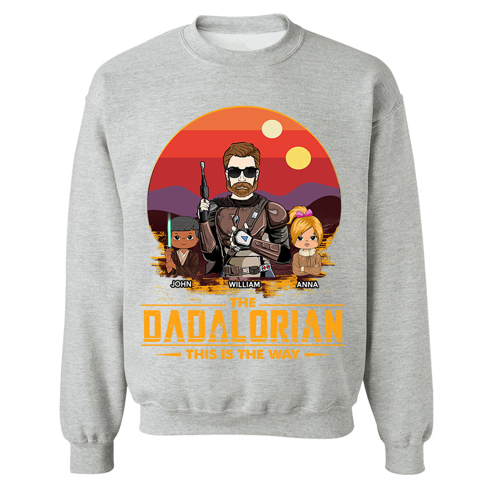 The Dadalorian This Is The Way Custom Shirt Gift For Dad, Gift For Him