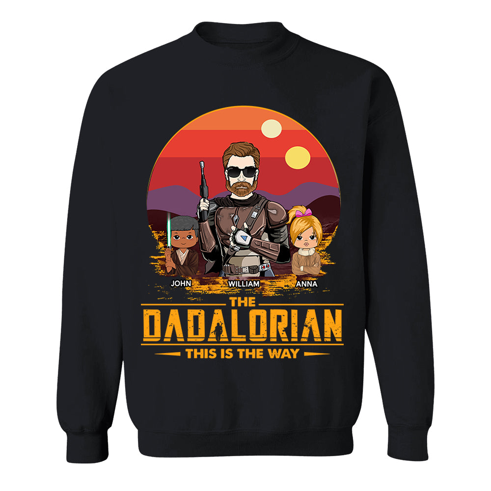 The Dadalorian This Is The Way Custom Shirt Gift For Dad, Gift For Him