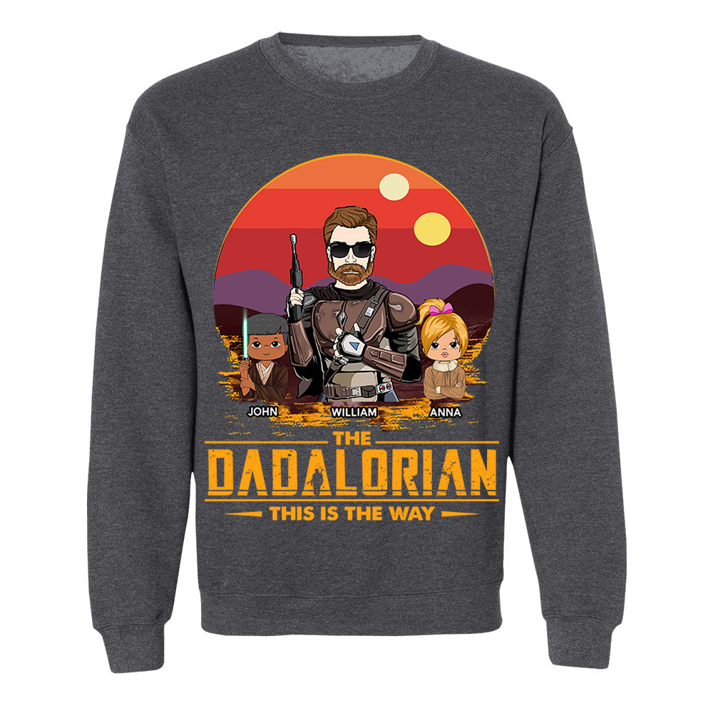 The Dadalorian This Is The Way Custom Shirt Gift For Dad, Gift For Him