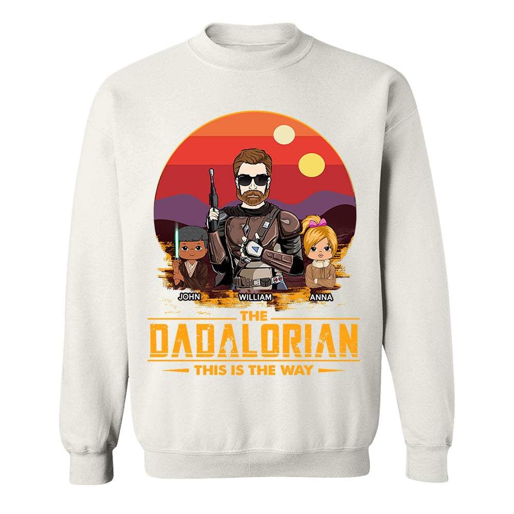 The Dadalorian This Is The Way Custom Shirt Gift For Dad, Gift For Him