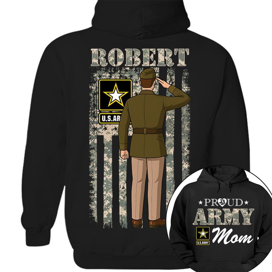 Proud Army Mom Custom Camouflage Shirt For US Military Mom Dad Sister ... All Other Family Members H2511 Trna